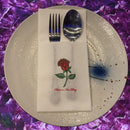 ROSE DINNER NAPKINS (CLOTH LIKE) (1 Case / 1000 pcs) - 666 CY Int'l Trading
