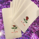 ROSE DINNER NAPKINS (CLOTH LIKE) (1 Case / 1000 pcs) - 666 CY Int'l Trading